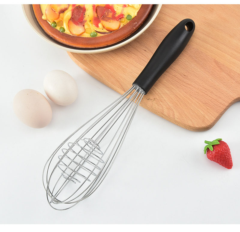 Stainless steel eggbeater kitchen manual egg wire whisk