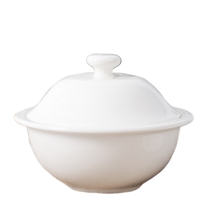 Ceramic stew bowl with lid 