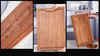 Thick Wooden Block Cutting Boards Anti Slip Log Saw Chop Board