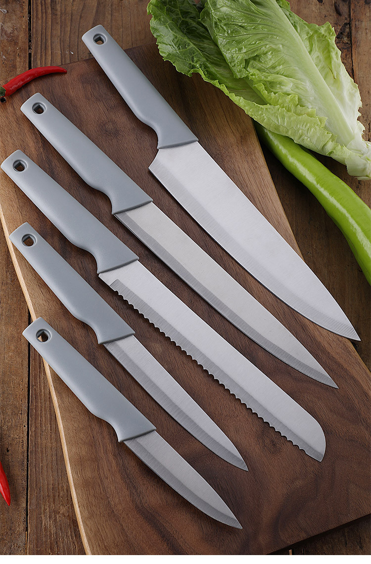 5 pieces multifunction fruit kitchen stainless steel cutlery knife