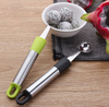 Fruit stainless steel cooking diy scooping watermelon cantaloupe ice cream cupcake cookie cheese grater baller scoop