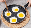 Four-hole fried egg non-stick fry pan