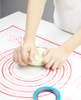 Non-slip Oven Pad Food Grade Silicone Baking Mat Measurements Dough Rolling Mat for Pie Pizza Cake