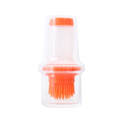 Press type silicone cooking brush