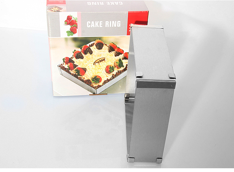 Baking Mold Cheesecake Square Mousse Ring Adjustable Cake Mold
