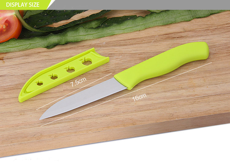 6 pieces stainless steel multifunctional vegetable cutter peeling kitchen fruit knife for home use