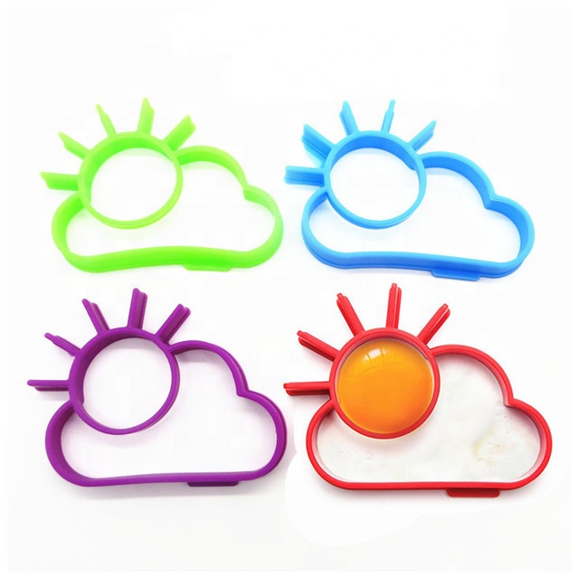 kitchen owl frog cloud skull rabbit silicone omelette mold for frying eggs