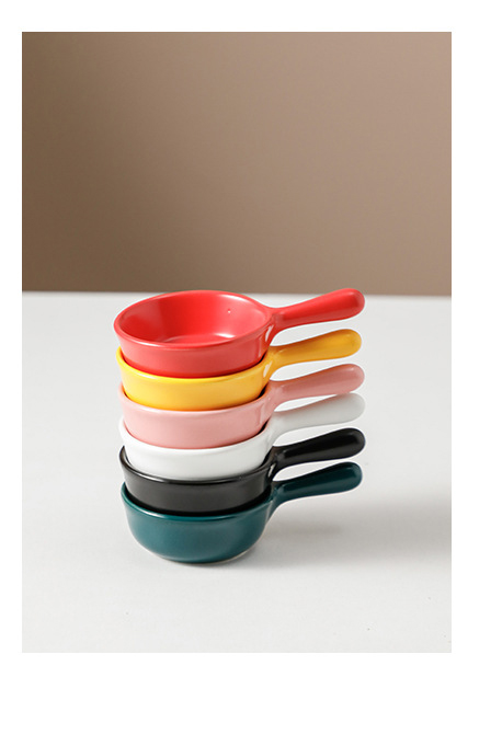 Creative colorful Japanese mini soy sauce plate ceramic vinegar household dinnerware