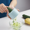 Kitchen gadget 430 food grade stainless steel blades eco-friendly ABS plastic food carrot hand held vegetable spiralizer