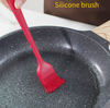 9 pieces red heat resistant professional silicone kitchen utensil for cooking
