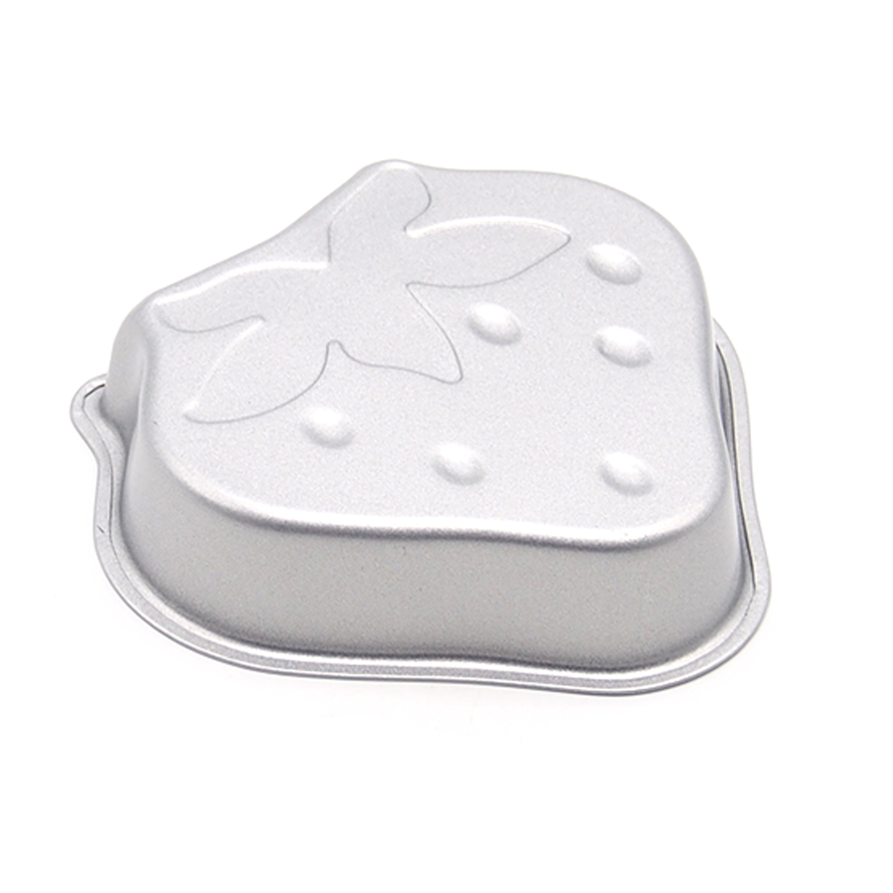3.5 inch Mini Pie Pudding cake Strawberry-shaped Muffin Pans cake mold
