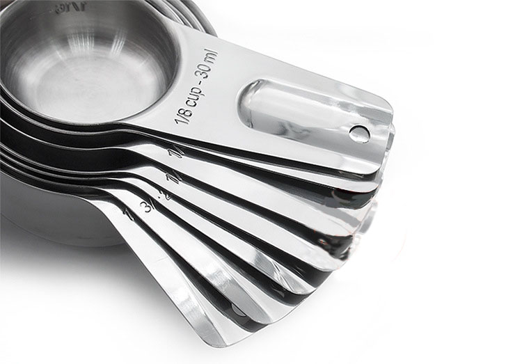 Kitchen Measuring Cups Spoon Set Stainless Steel Measuring Cup And Spoons Set of 13 Pieces
