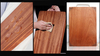 Amazon hot Sale Natural Wood Cutting Chopping Board Anti Slip organic bamboo cutting board