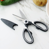 Double Layer Non Slip Unique Handle Durable Polishing Process Kitchen Scissors Set