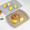 gold non stick carbon steel customize cake mould baking trays cookie pans sheet