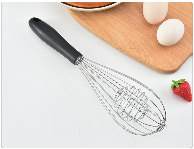 Stainless steel eggbeater kitchen manual egg wire whisk