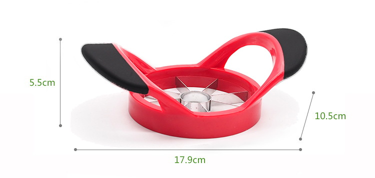  kitchen products gadgets stainless steel hands holding handle apple cutter slicer corer thin 8 slices