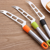 Multi function cheese knife bread knife stainless steel double pointed cheese knife cream spatula