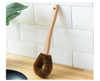 Wholesale Eco Friendly Reusable Kitchen Cleaning Washing Sponge Ballpot brush wood handle Coconut Fiber Dish Brush